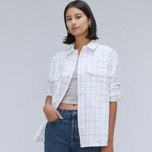 NWT Everlane sz S Cotton Flannel Shirt